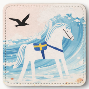 Swedish Flying Birds Horse Coaster