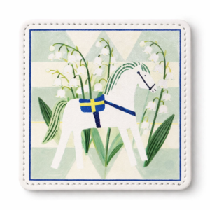 Swedish Lily of the Valley Horse Coaster