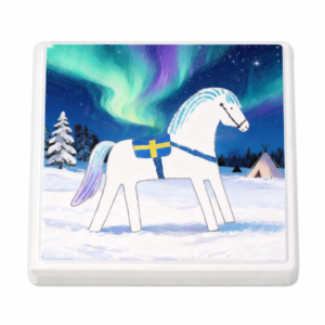 Swedish Aurora Night Horse Magnet