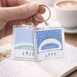 Swedish Winter Story Keychain
