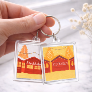 Swedish Christmas Market Keychain